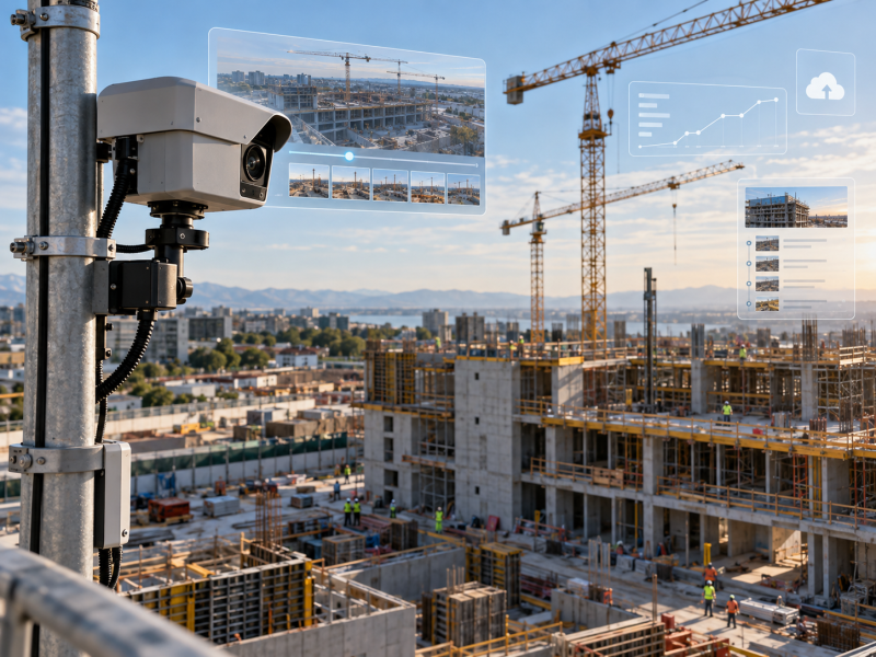Cantiere digitale: il ruolo del timelapse professionale nell&rsquo;edilizia che cambia